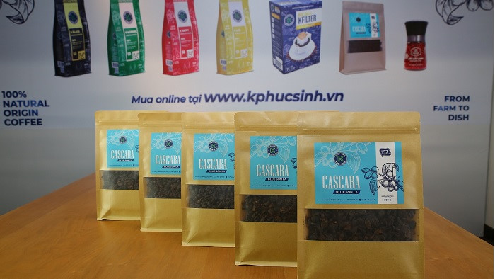 Trà làm từ vỏ cà phê giá xuất khẩu hơn 2 triệu đồng/kg