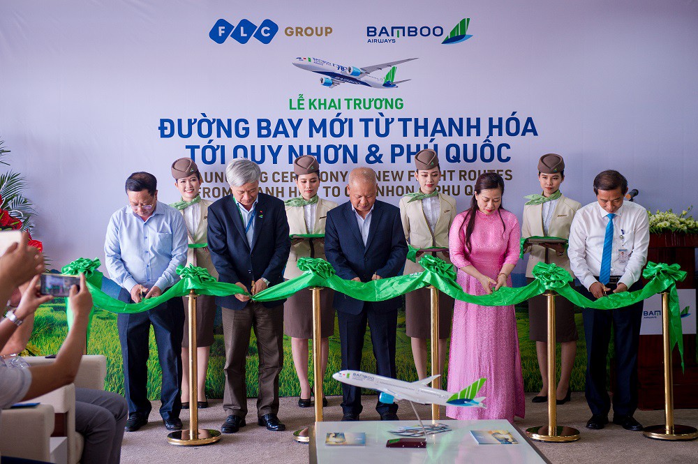 Bamboo Airways khai trương 3 đường bay mới kết nối Thanh Hóa - Quy Nhơn, Thanh Hóa - Phú Quốc, Vinh - Quy Nhơn