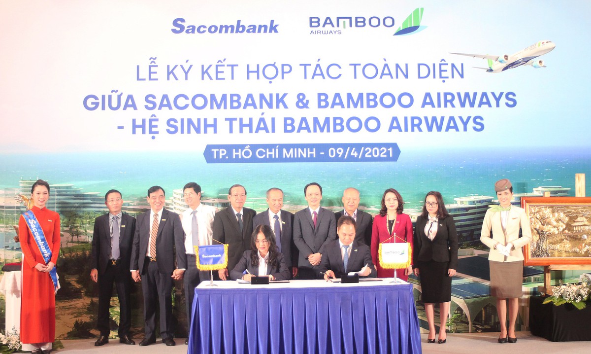 Hợp tác toàn diện Sacombank và Bamboo Airways: “Hai thương hiệu, triệu giá trị“