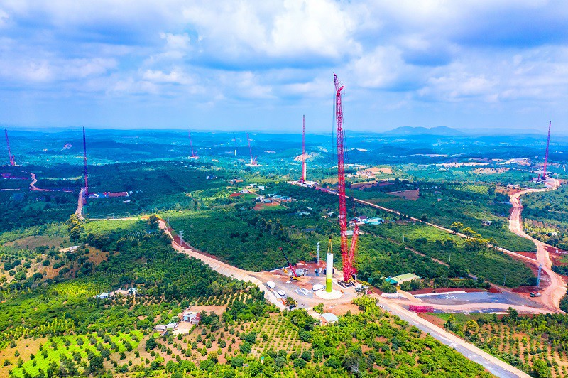 Cập nhật tiến độ dự án điện gió lớn nhất Việt Nam