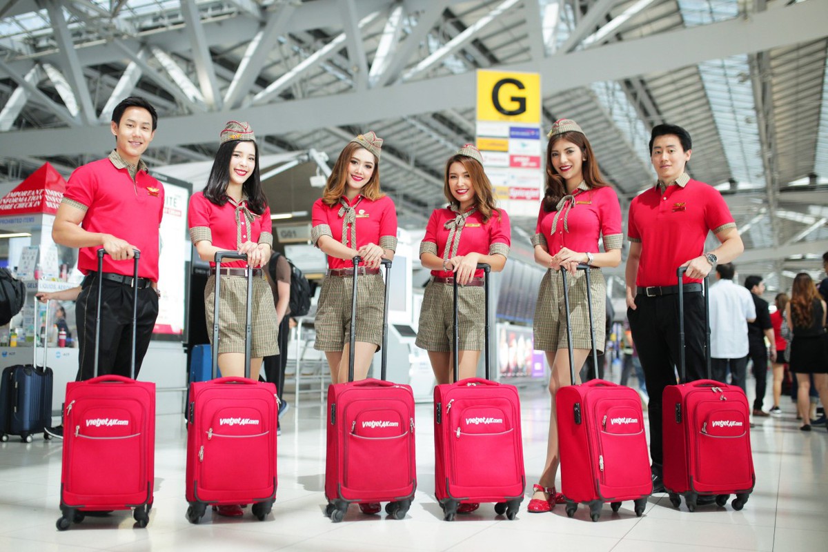 Vietjet là hãng có Đội tiếp viên thân thiện với hành khách nhất tại Thái Lan năm 2021 ​